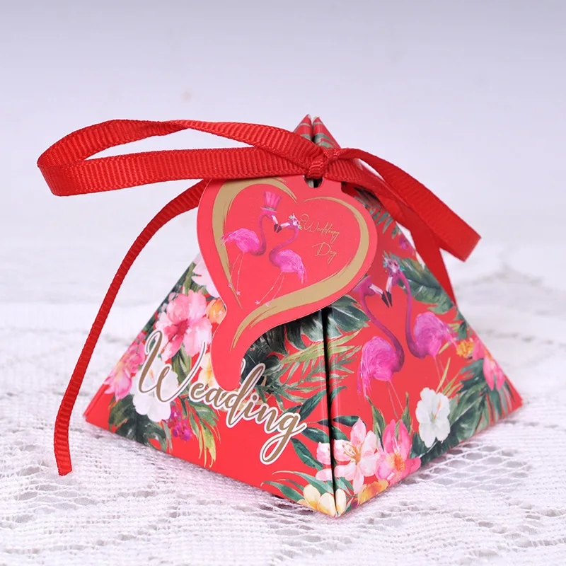 Креативная Подарочная коробка сувениры для будущей мамы треугольная пирамида