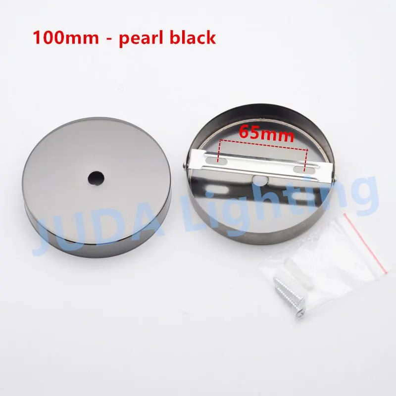 Диаметр 100 мм железная потолочная Роза потолочный навес для цоколя E27 E14 основание