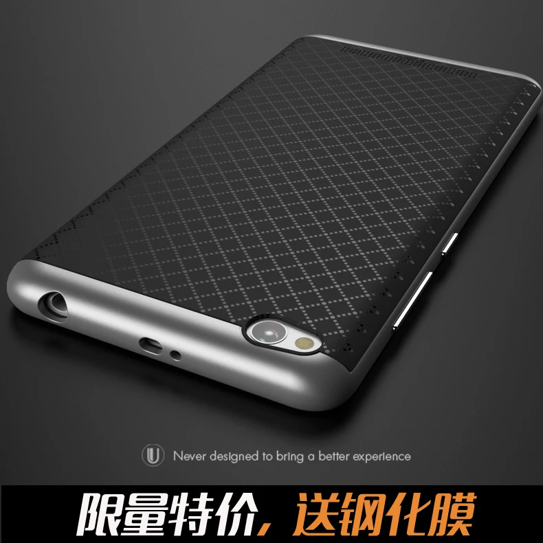 100% Original Qoowa brand case  for Xiaomi Redmi 3 and for redmi 3 pro(with hole) and for redmi 3s for 3s pro  silicone cover