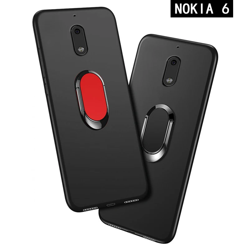 Чехол для Nokia 6 Роскошный чехол TA-1000 5 дюйма мягкий черный силиконовый магнитный