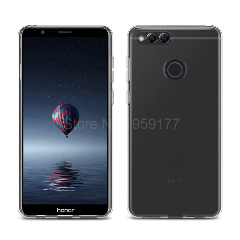 MODAZONGYE Soft Transparent Case For Huawei Honor 7X Cover Silicone Back Phone 7 X BND-L21 |