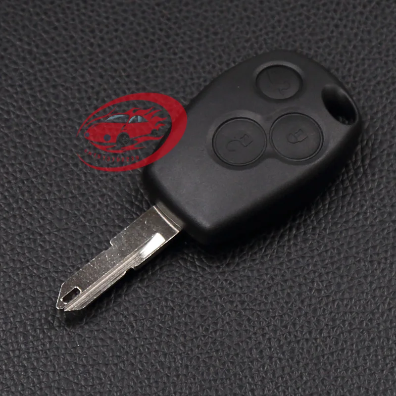 Для Renault 3 кнопки кожаный чехол для ключа автомобиля пульт дистанционного