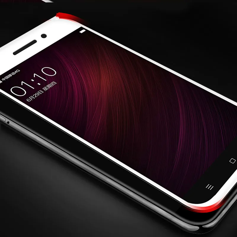 

Carbon Curved Edge Glass Film For Xiaomi Redmi 4A Tempered Glass Full Cover Screen Protector for redmi 4a Fiber Protective Glass