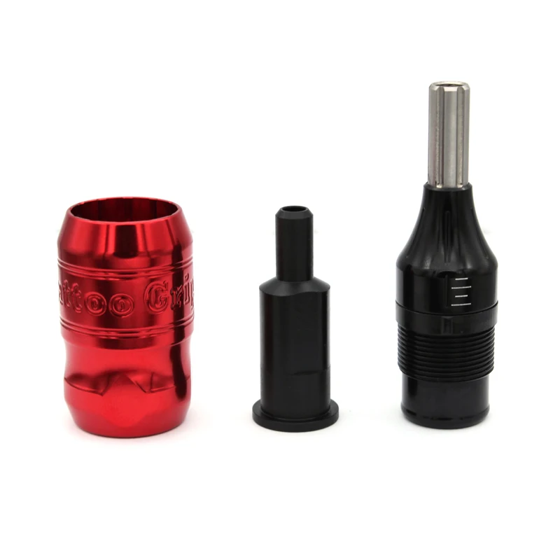 One Adjustable 27MM Super Gray Darklab Tattoo Grip For Needle Cartridges Supply