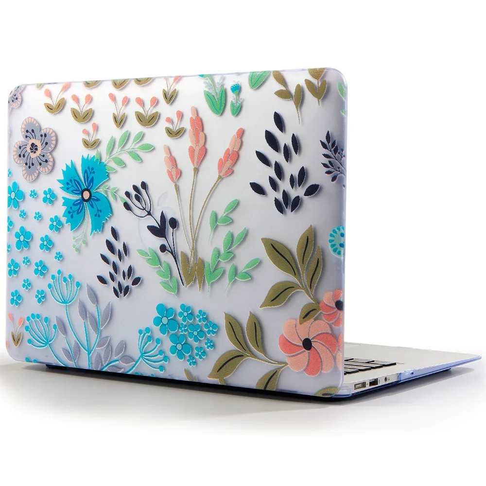 JUNWER новый цветочный чехол для ноутбука APPle MacBook Air Pro Retina 11 12 13 3 15 дюймов с сенсорной