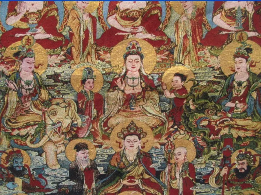 Тибет Nepal thangka tara статуя Будды Guan Yin Exorcism мир богатство/4 | Дом и сад