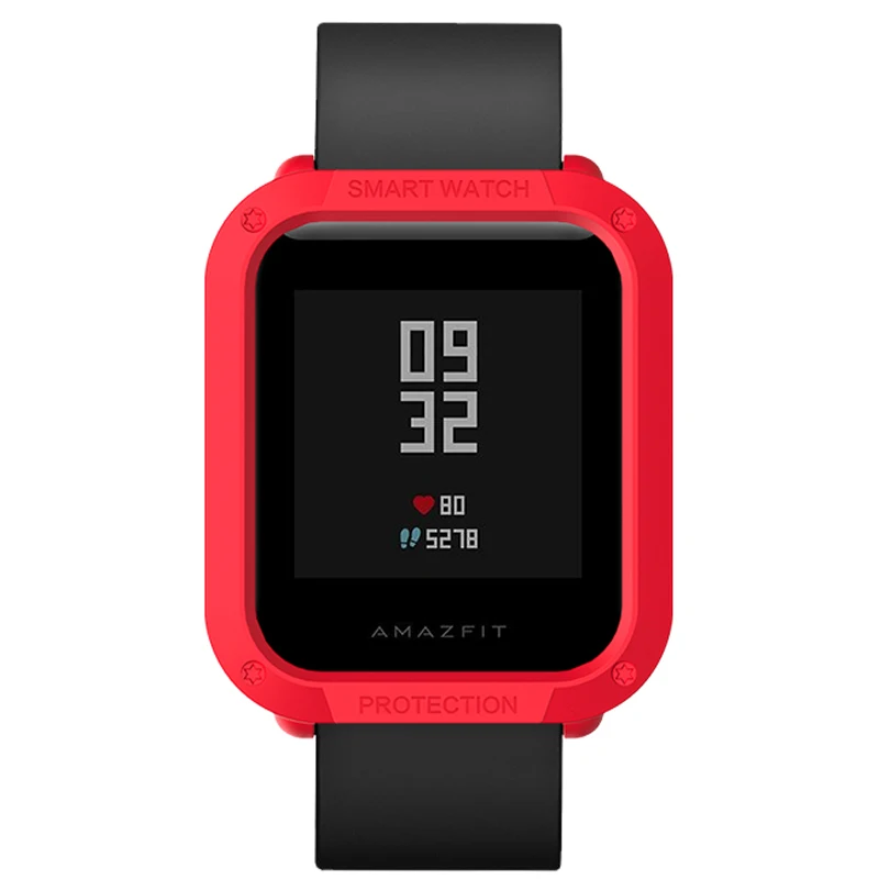 PC защитный чехол для часов Xiaomi Huami Amazfit Bip Bit Youth Watch Корпус рамка аксессуары