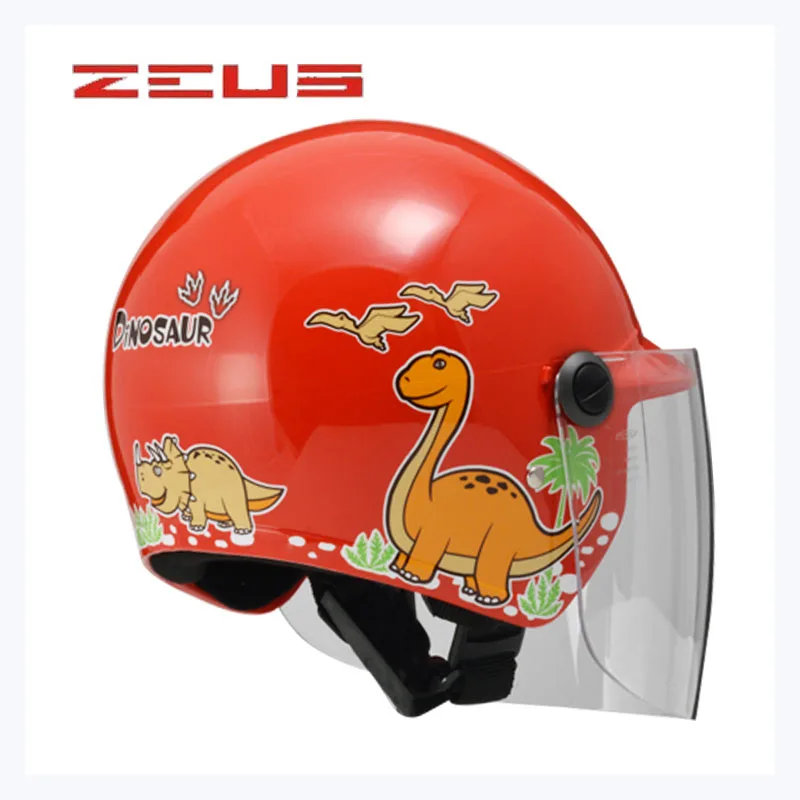2019 Тайвань ZEUS детский полушлем мотоциклетные Электрические Велосипедные шлемы