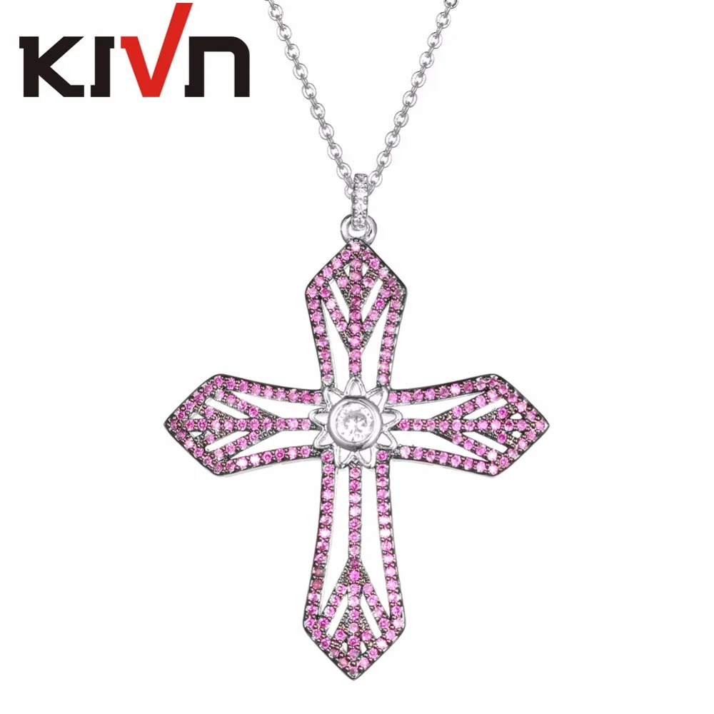 KIVN модные ювелирные изделия паве Королевский Синий CZ кубический цирконий