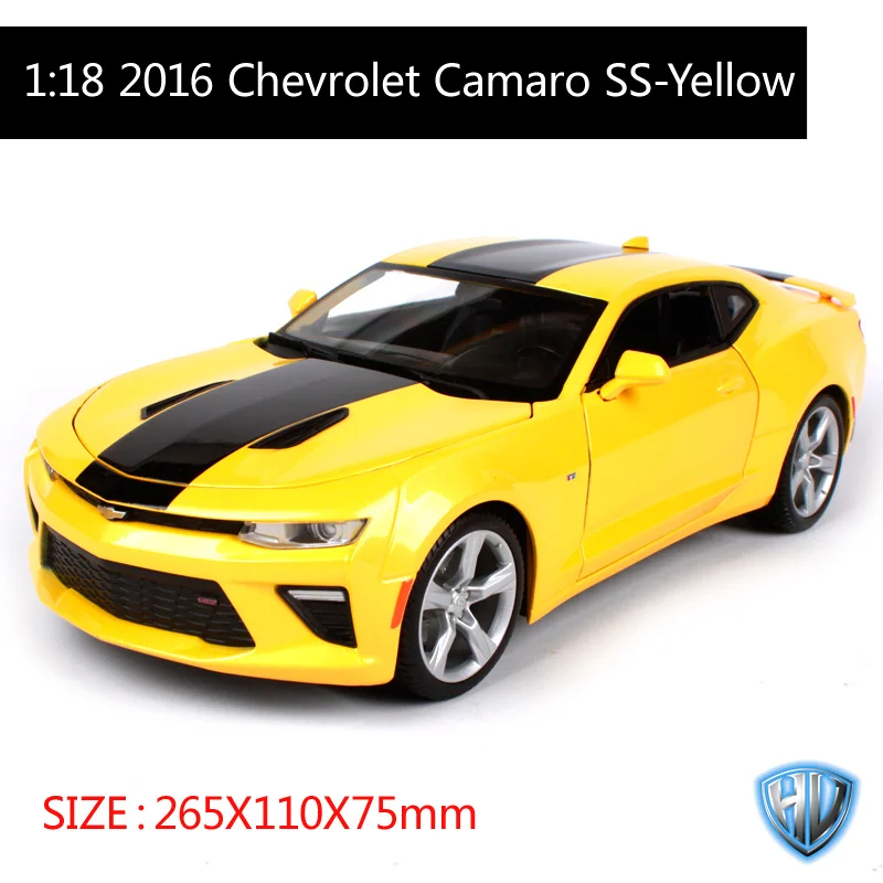 Maisto 1:18 Chvrolet Camaro пятьдесят 50 юбилей издание спортивный автомобиль литой модельный автомобиль игрушка в коробке 31385 - Цвет: 31689