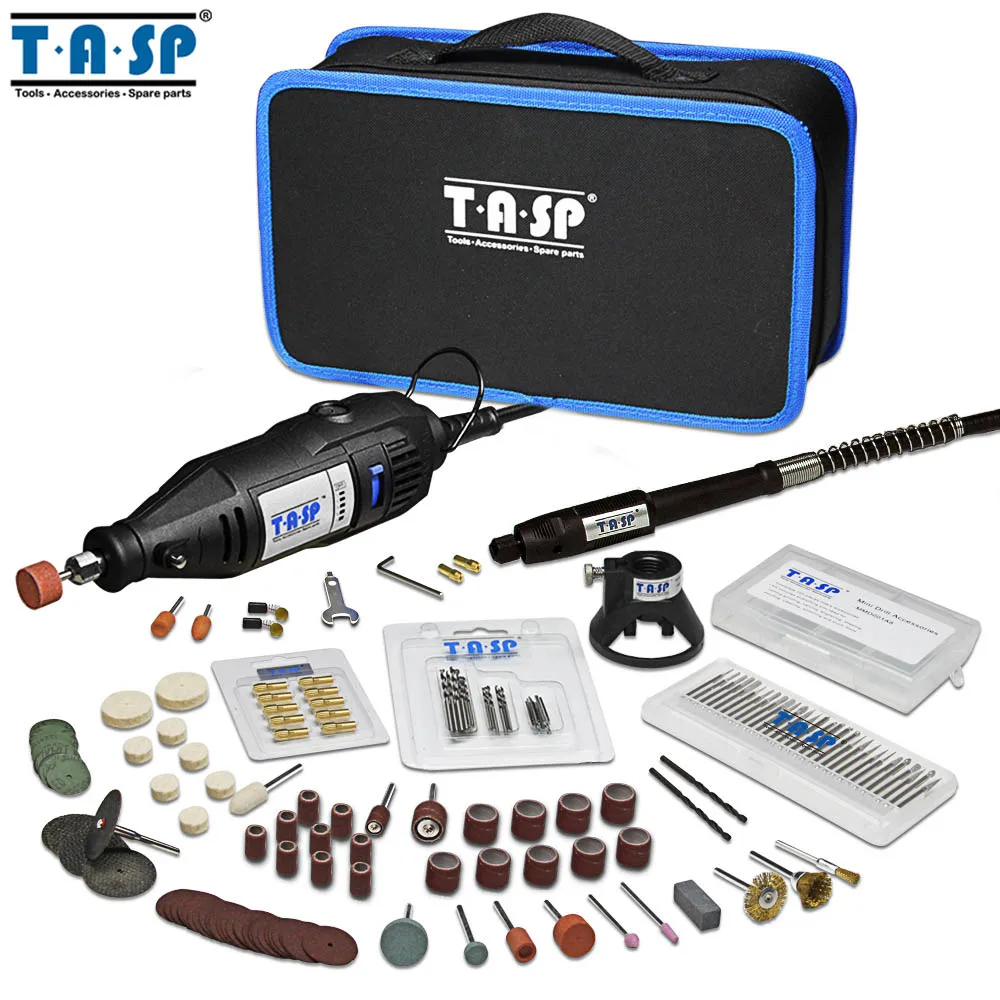 175PC Set StorageBag Электрическая Гравировка машина мини дрель 130 Вт DREMEL дремель с вращающихся гибким валом и 137 шт. аксессуары - Цвет: 175PC Set StorageBag