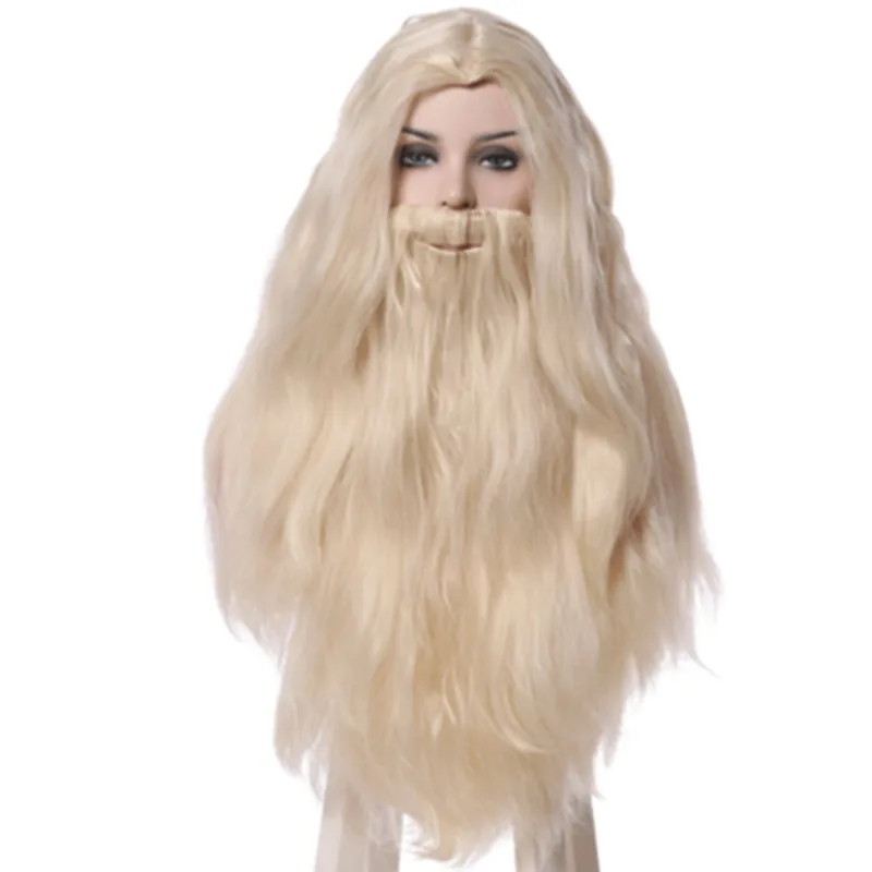 

anime cosplay hair halloween witch cosplay party supplies long anime cosplay hair old man cosplay