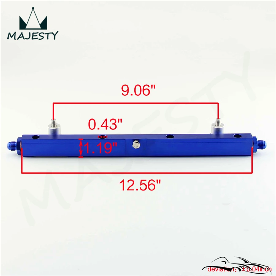 Синий топливный инжектор с высоким потоком для Lancer Evolution EVO 7 8 9 4G63 01 05|fuel rail|injector