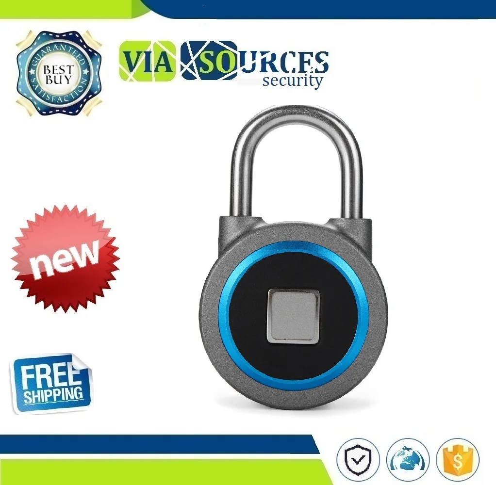 Мини Блокировка Bluetooth телефон приложение Водонепроницаемый Keyless Отпечатков