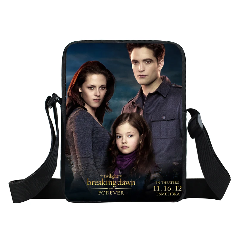 The Twilight Saga 2 Сумерки Сага мини сумка для мужчин женщин Повседневное Путешествия Портативный крест сумки детей ясельного возраста сумка игрушечные закуски сумк - Цвет: The Twilight Saga 2