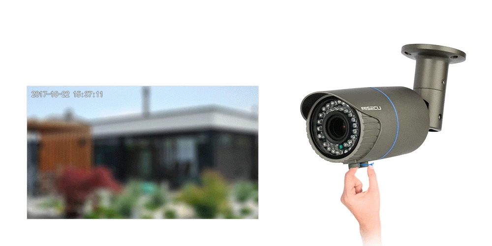 MISECU 8CH 4MP камера безопасности системы H.265 POE IP камера 2,8-12 мм Maunally объектив зум Открытый водонепроницаемый комплект видеонаблюдения