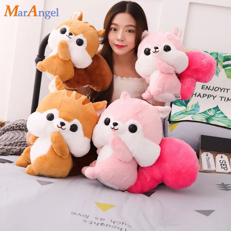 

1pc 33/42cm Baby Infant Animal Plush Toy Cute Squirrel Toys for Children Lovely Doll Kids Toy Decorations Birthday Gift For Girl