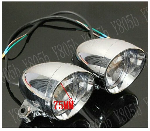 Хромированная светодиодная противотуманная фара для вождения Yamaha VStar 400 650 1100 1300