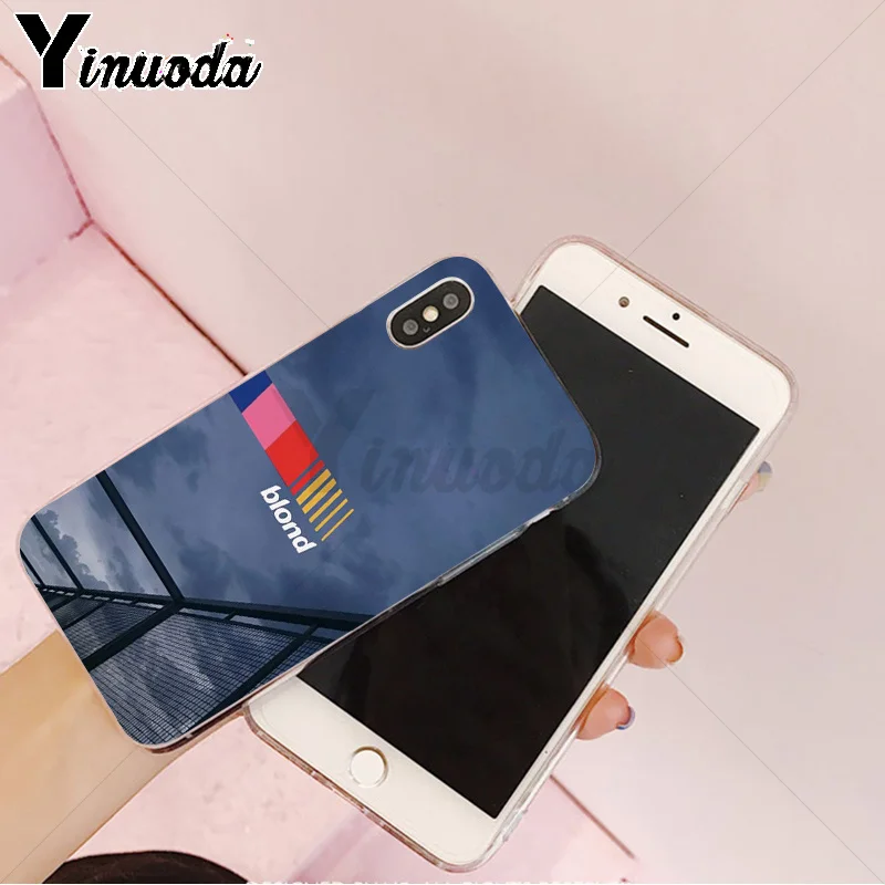 Yinuoda рисунок Frank Ocean Smart Cover Soft Shell чехол для телефона для iPhone 8, 7, 6, 6 S, Plus, 5, 5S SE XR X XS MAX корпус под плетенную сумку