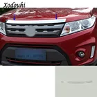 Для Suzuki Vitara 2016 2017 2018 2019 автомобильный хромированный передний двигатель ABS решетка Гонки верхний капот Стик крышка отделка лампа