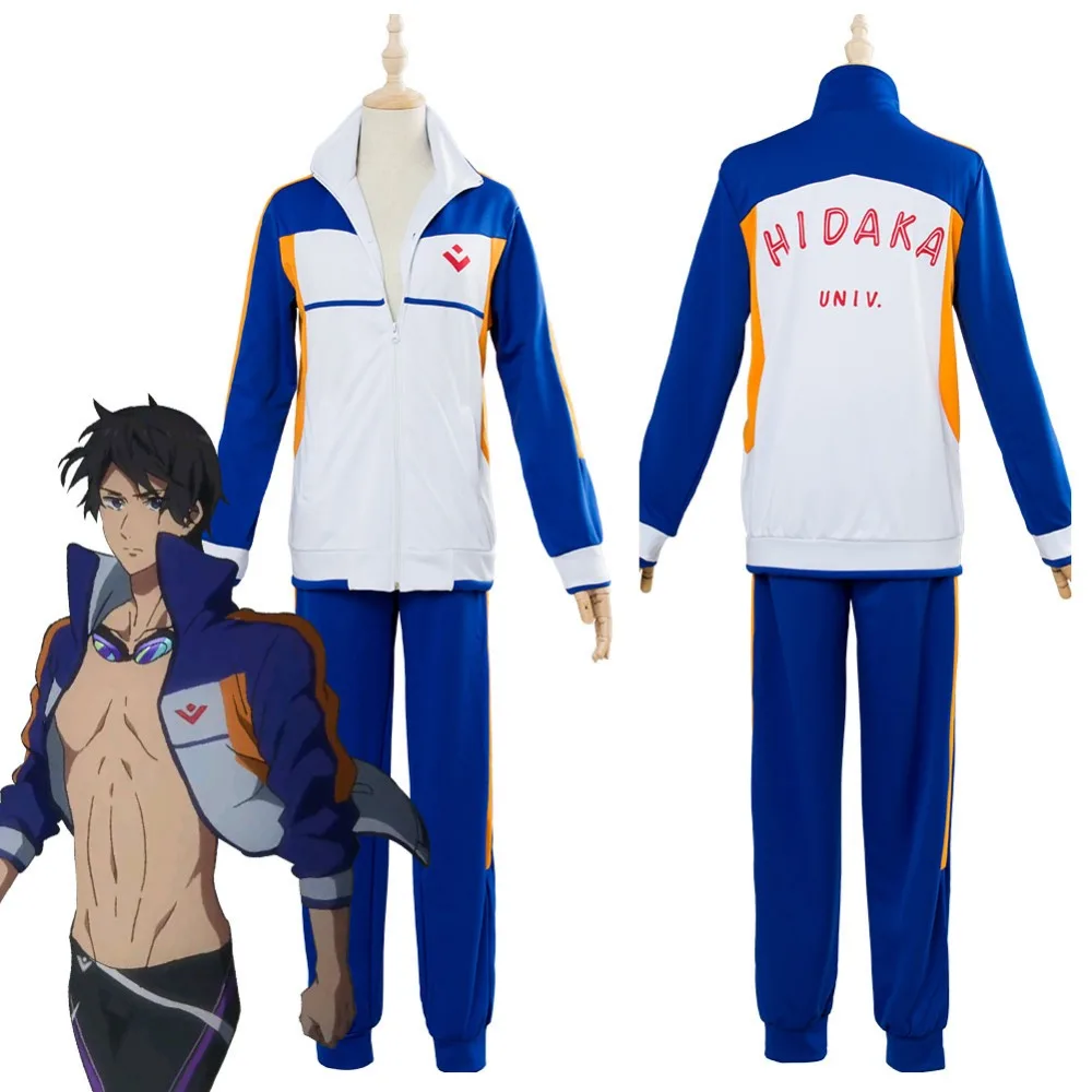 Свободный костюм Iwatobi Dive to Future Hidaka маскарадный Haruka из университета куртка
