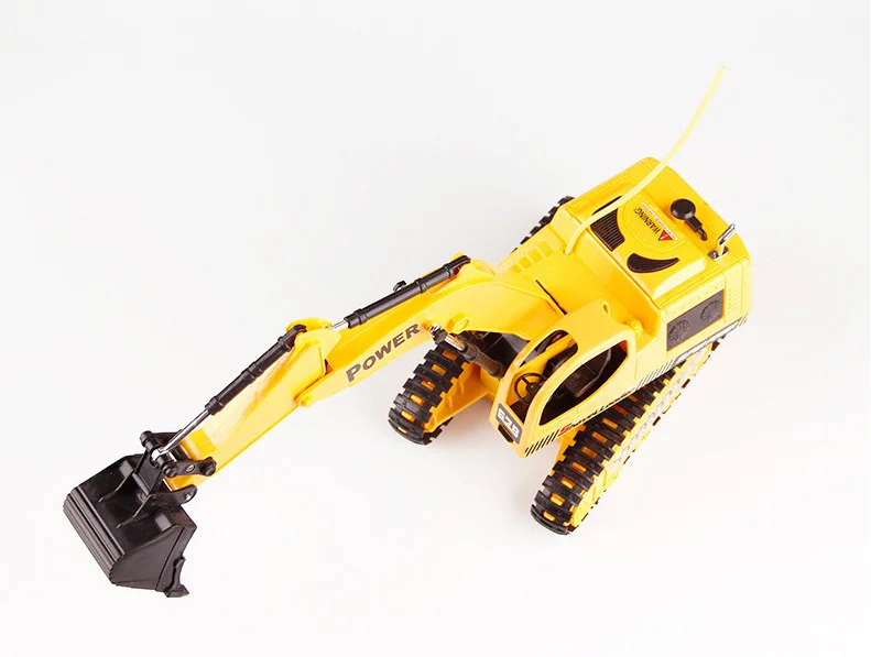 Rc сплава инженерных автомобиль игрушка трек гусеничный экскаватор имитация на дистанционном управлении модель машины на радио управление
