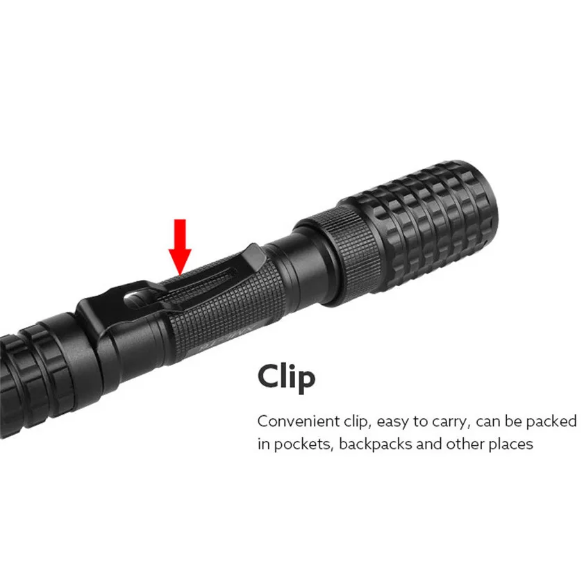 High Quality Tactical Police 12000LM Zoom XM-L T6 LED 5Modes Flashlight Aluminum Torch | Лампы и освещение