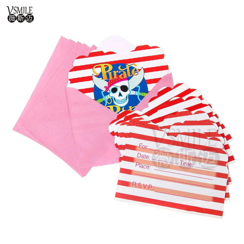 12 конвертов + пригласительных карточек для девочек и мальчиков Король Лев