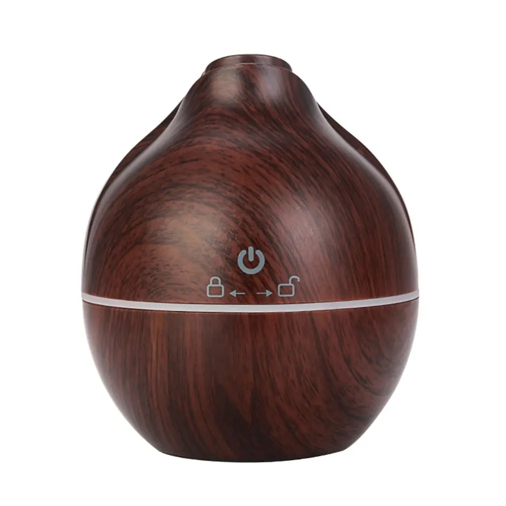 

New Humidification Aromatherapy Machine Household Creative Flower Bud Humidifier Beautiful Wood Grain Aroma Humidifier
