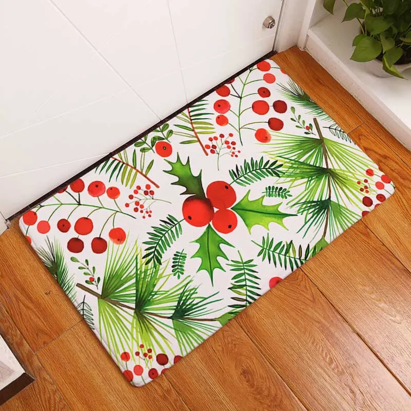 Monily Противоскользящий Водонепроницаемый дверной коврик ананас растение