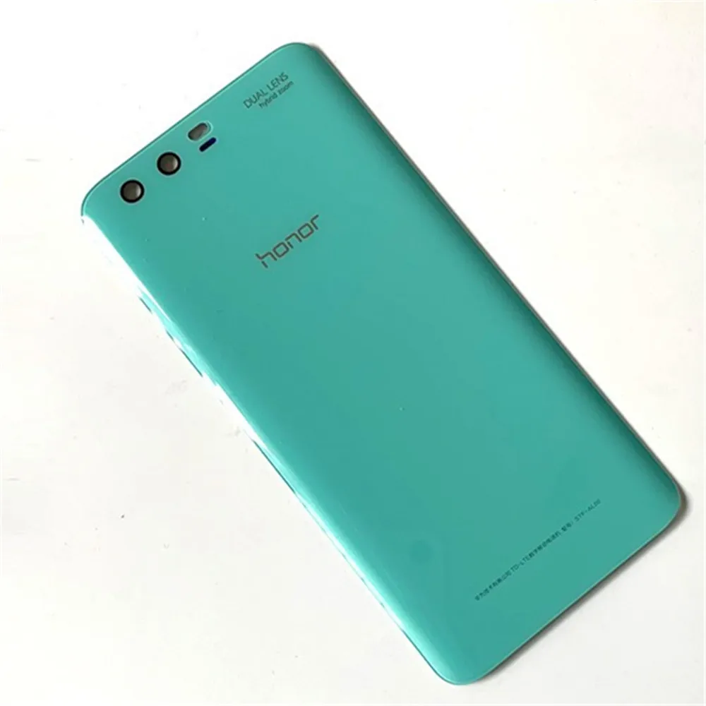 Для huawei Honor 9 Задняя стеклянная крышка батареи Задняя Дверь Корпус чехол панель для huawei Honor 9 lite стеклянная крышка Замена - Цвет: honor 9 green