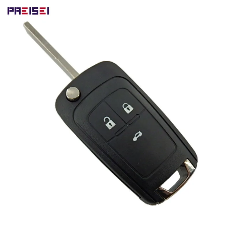 Чехол для автомобильного ключа пульта PREISEI 3 сменные кнопки чехол Opel Vauxhall Astra H