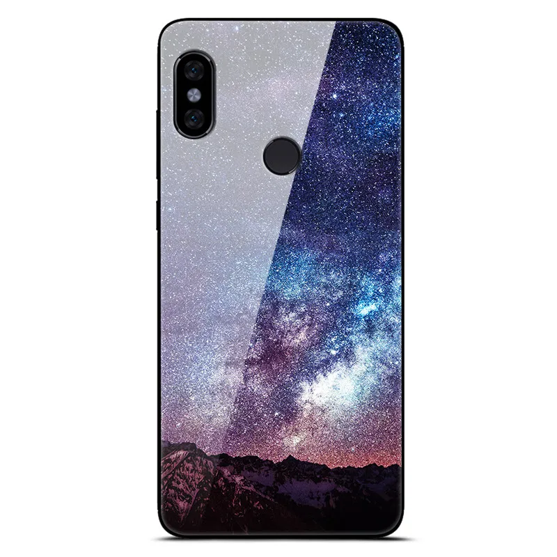 Чехол для Xiaomi mi A2 Lite из закаленного стекла с изображением планеты космос, чехол для задней панели, чехол для Xiaomi mi A2 Lite, чехол для телефона Red mi 6 Pro 6Pro
