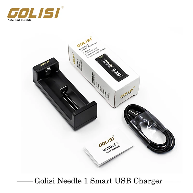 Оригинальное умное зарядное устройство Golisi с 1 USB одно гнездо для аккумулятора