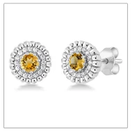 GemStoneKing 2,00 Ct круглые натуральные серьги с голубым сапфиром для женщин 925 пробы серебряные серьги-гвоздики с драгоценными камнями