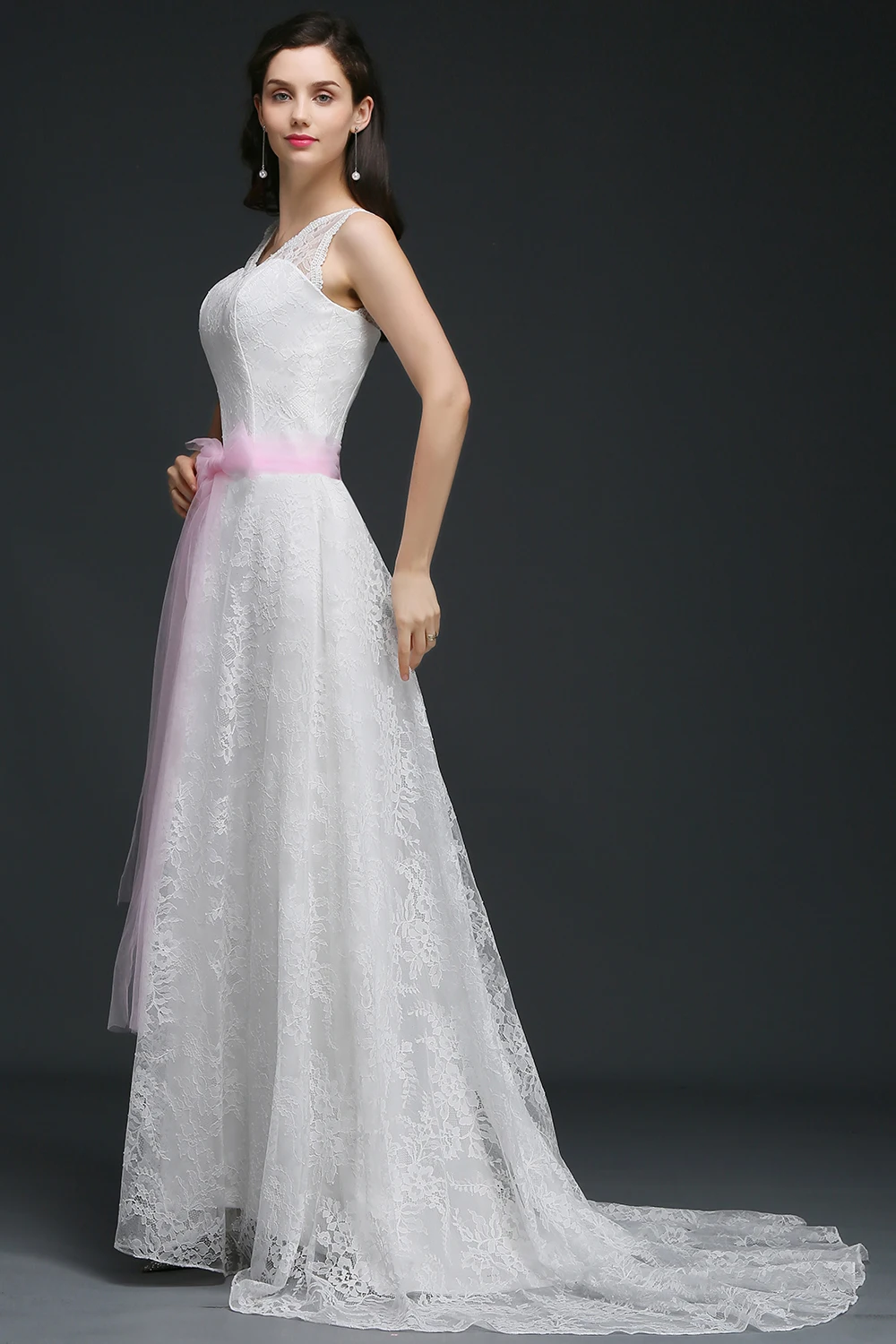 Новые Элегантные свадебные платья свадебное платье цвета слоновой кости белое