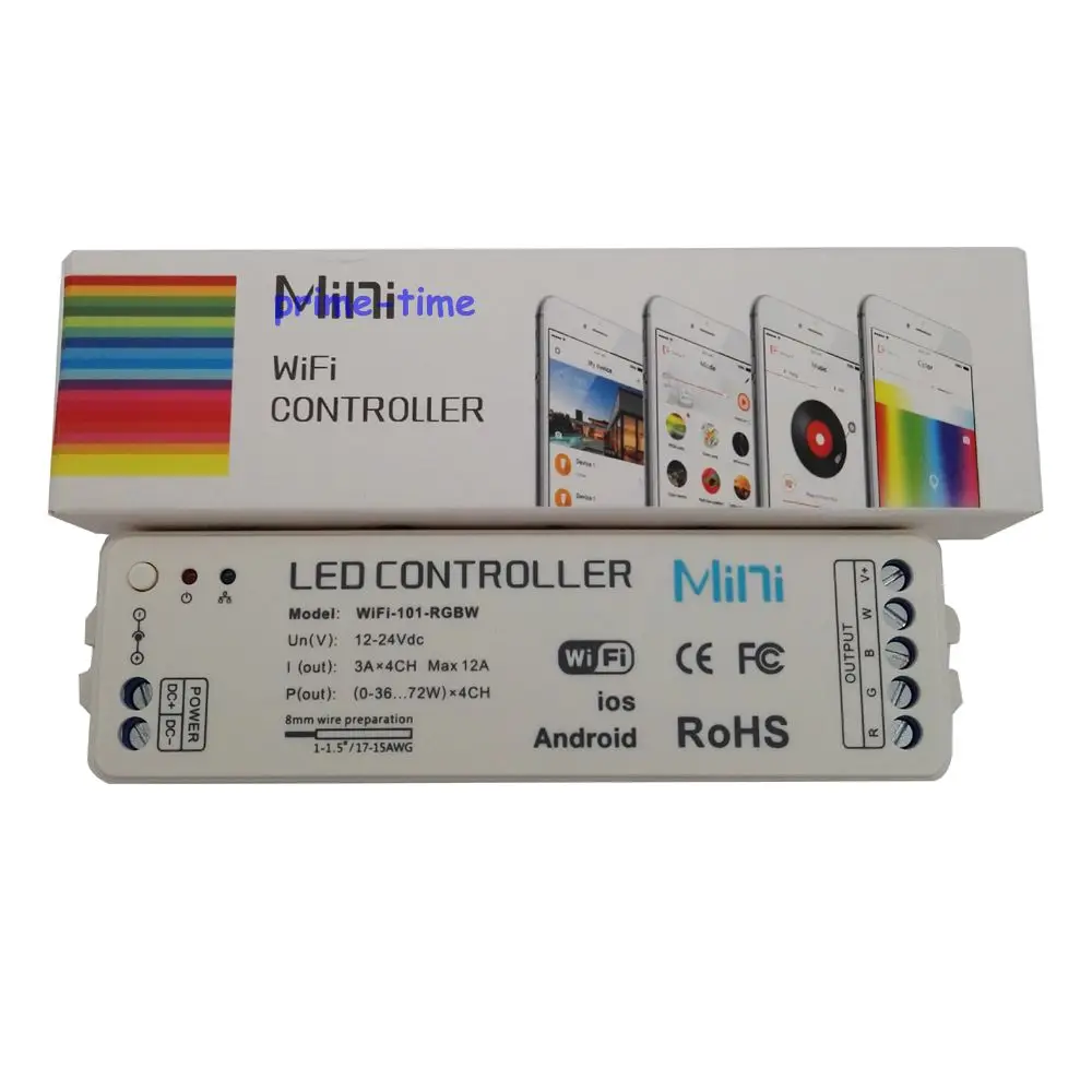 Мини контроллер для светодиодсветильник ленты 2 4 ГГц с поддержкой Wi Fi|led controller