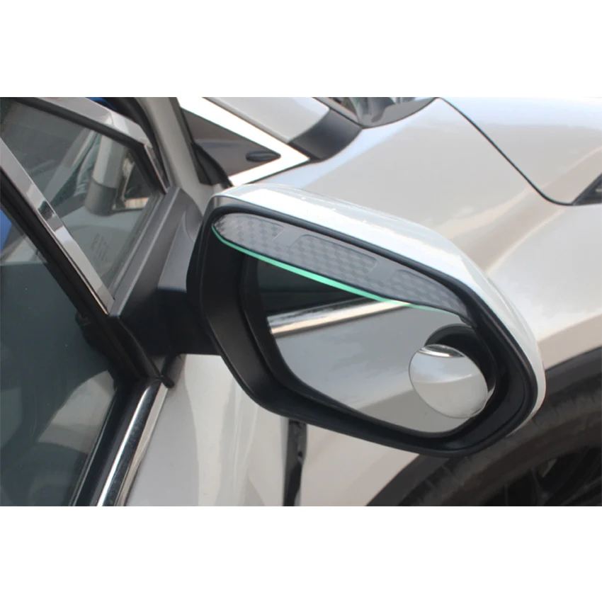 For Toyota CHR C-HR 2016 2017 2018 Car Rearview Mirror Eyebrow Rain Shield Board Sun Visor Shade Cover Trim Exterior Accessory | Автомобили