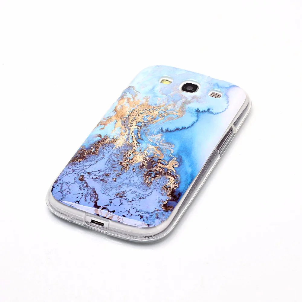 Гранитный скраб мраморный камень Мягкий ТПУ чехол для samsung S3/I9300/I9305 S4/I9500 S6/G9200 S6 edge