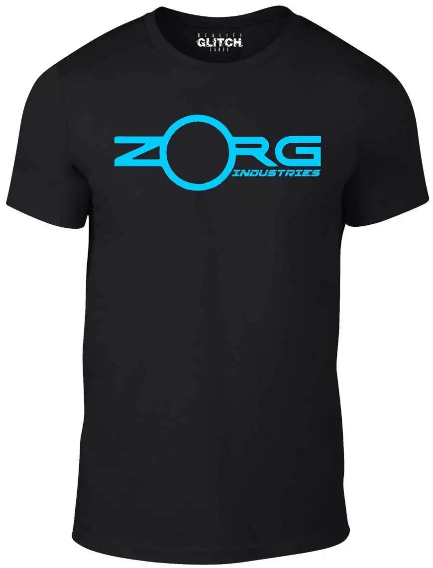 Мужская футболка Zorg Industries-подарок художественная фантастика фильм SC-FI комиксы