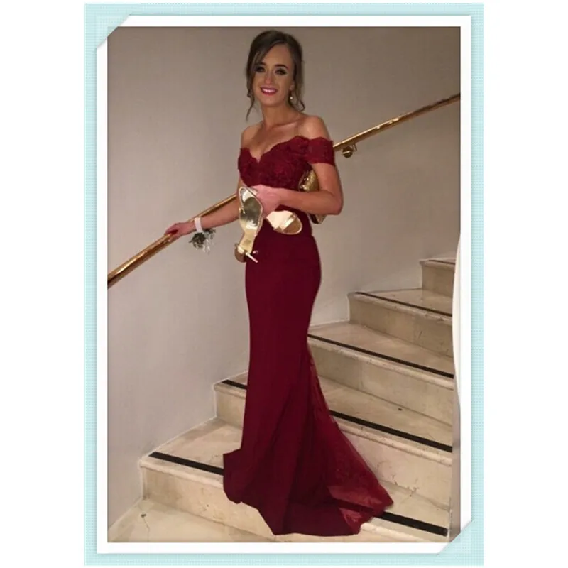 Элегантный длинные вечерние платья Cap рукавом русалка женщин великолепная
