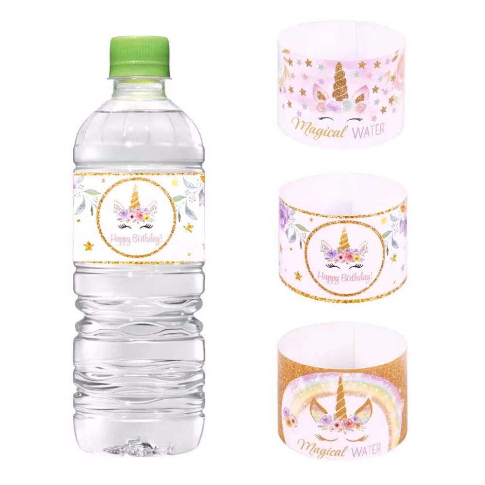 Наклейки в виде этикеток единорога товары для свадебной вечеринки подарочные