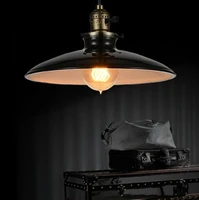 diameter 280mm blackwhite hanging pendant light with copper basethe loft vintage lampe27110v220v edison pendant bar lamps