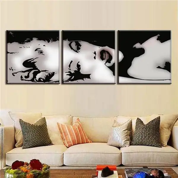 3 шт./компл. ВИНТАЖНЫЙ ПЛАКАТ с рамкой портретная картина Мэрилин Монро Красивая