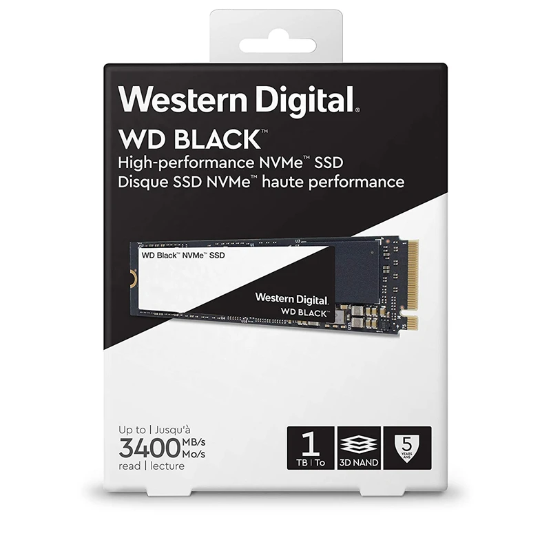 Western Digital BLACK 250GB 500GB 1 ТБ SSD M.2 PCIe Gen3 * 4 M. 2 2280 NVME твердотельный диск для ПК ноутбука