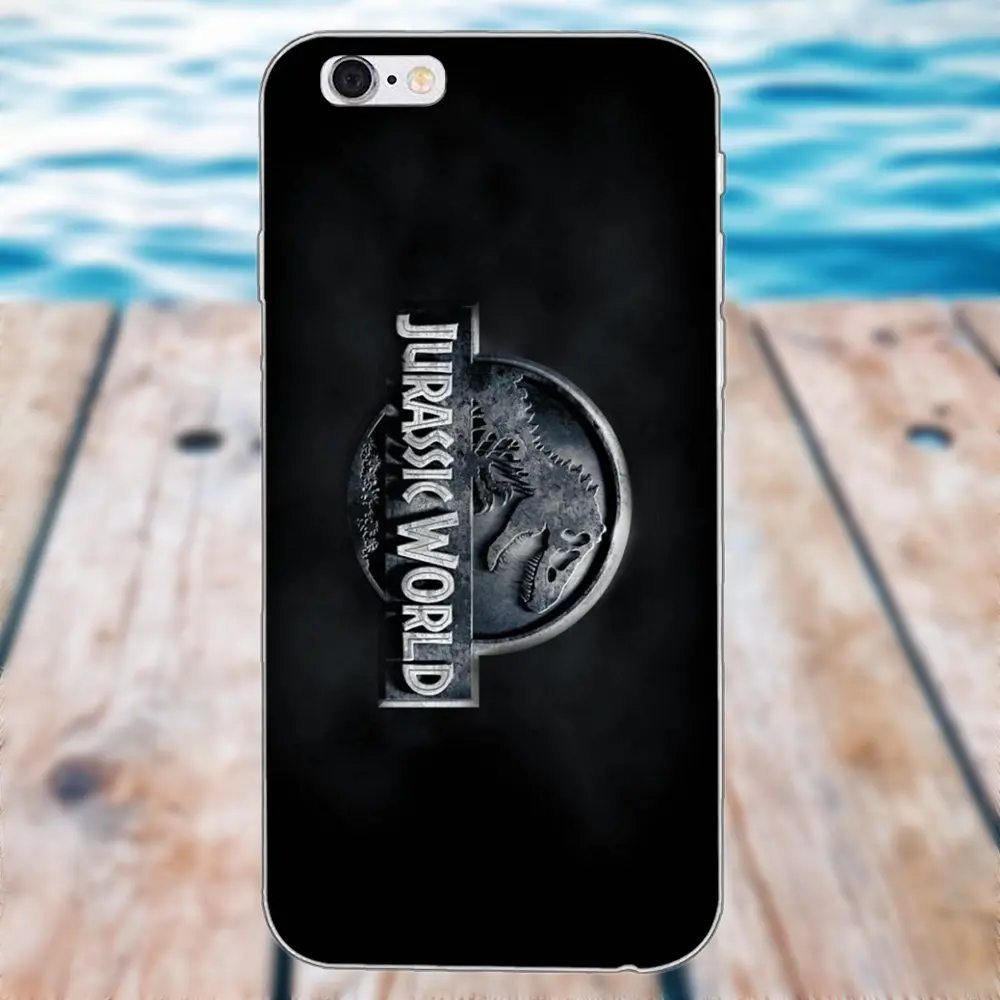 as picture Мягкие TPU печати телефон чехол для Apple Iphone 4 4s 5 5C SE 6 6 S 7 8 Plus X Galaxy Grand Core II Prime Alpha мир Юрского периода - Цвет: as picture