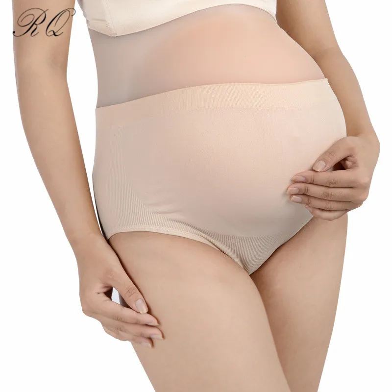 RQ Фирменная Новинка Мода Беременность Трусики с высокой талией Нижнее Бельё для