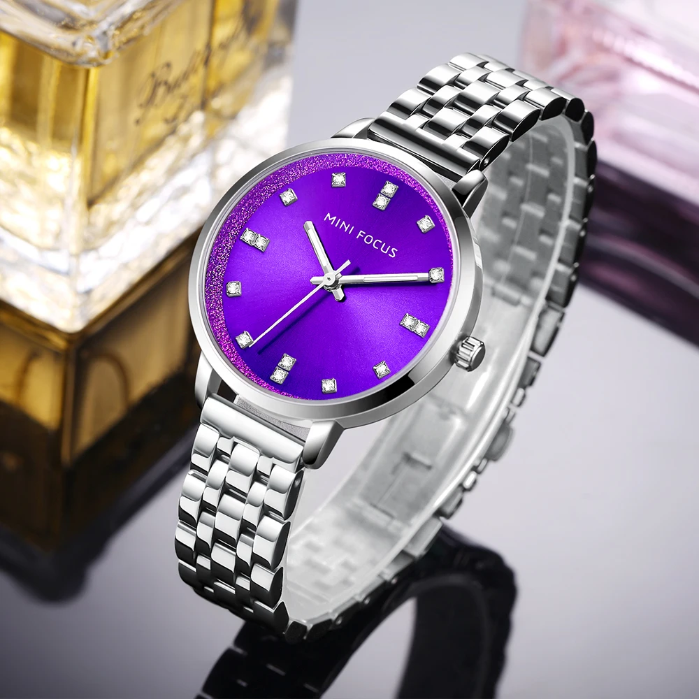 Часы наручные MINIFOCUS женские кварцевые брендовые Роскошные модные для девушек
