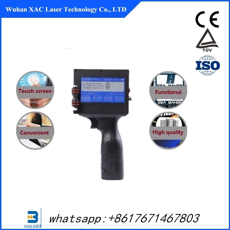 Штрих код этикетки Срок годности партия умный портативный струйный принтер для