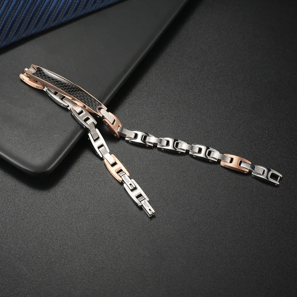 Moocare браслет с подвеской из серебра, браслет из нержавеющей стали для мужчин и женщин, модная цепочка на запястье для дам, модная